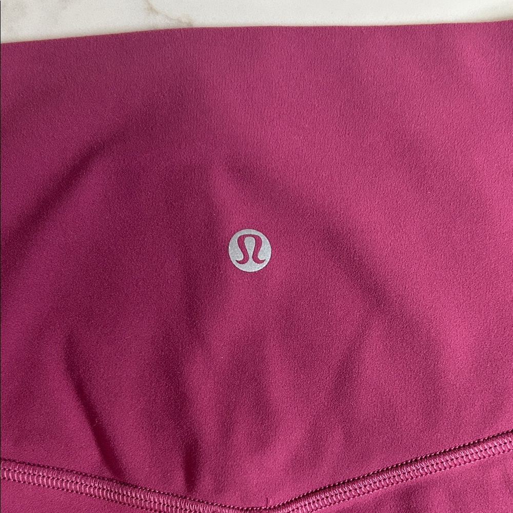 lululemon athletica High-Waisted Magenta Shorts - Picture 3 of 5